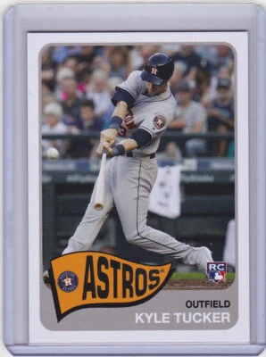 Kyle Tucker Astros Rookie 2019 Topps Throw Back Thursday 1965 TBT 49 RC /866 - Image 1 of 2