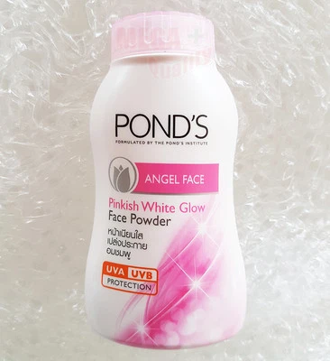 PONDS ANGEL FACE Pinkish Bright Glow Powder Oil Blemish Control UV Protect 50 g. - Image 1 of 2