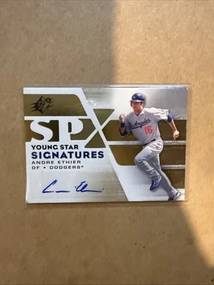 Andre Ethier: 2008 UD SPx Young Star Autograph #YSS-AE Los Angeles Dodgers - Image 1 of 4