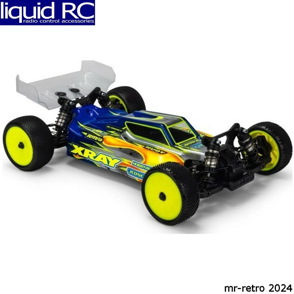 JConcepts 0646 S15 - XRAY XB4 2024 w/carpet turf dirt wing Clear - Image 1 of 1