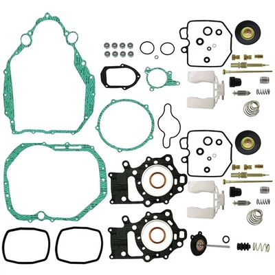 2 комплекта ремонтных комплектов карбюраторов и полная прокладка двигателя для Honda CX500C 1980-1982 - Изображение 1 из 4