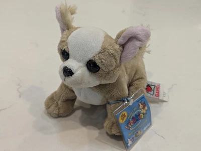Juguete de peluche Ganz Webkinz Chihuahua perro nuevo con código Lil Kins Foto 1 de 4