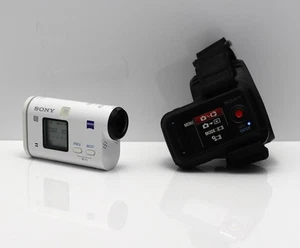 SONY ACTION CAM HDR-AS200V CAMCORDER SD CARD WI-FI HD & LIVE VIEW REMOTE - Picture 1 of 3