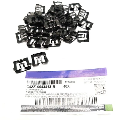 40X Windshield Rear Window Reveal Molding Trim Clips for Ford Mustang 1965-93 us - Image 1 of 4