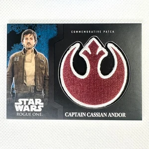2016 Topps Star Wars Rogue One Mission Briefing Cassian Andor Patch #10/100 - Bild 1 von 8