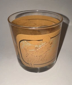 Avon Wildlife Glasses Tom O'Brien Fish Replacement Vintage Brown - Picture 1 of 9