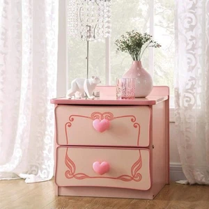 Furniture of America Mikelsen 2-Drawer Pink Nightstand - Picture 1 of 6