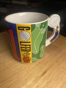 Vintage #1 Golfer Fine Ceramic Mug Artmark With Open Box - Picture 1 of 6