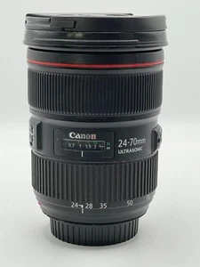 CANON EF 24-70mm f/2.8L II USM LENS - EF 24-70 mm 1:2.8 L MK II - BELOW-AVERAGE - Picture 1 of 10