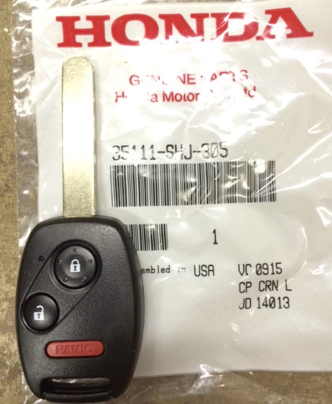 Llave de entrada remota sin llave genuina OEM Honda Fit Ridgeline Odyssey  Foto 1 de 3