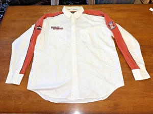 Camisa grande vintage Harley Davidson manga larga abotonada - Imagen 1 de 10