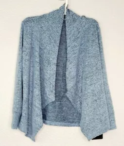 Champion C9 Girls Blue Heather Long Sleeve Open Front Cardigan Size XS (4-5) New - Picture 1 of 2