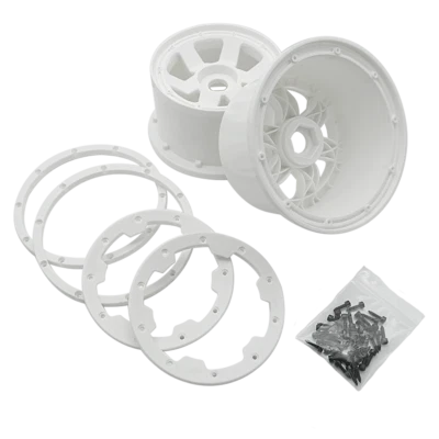 Front Rim Hub with Beadlock Ring for 1/5 HPI Baja 5B KM RV - Image 1 of 4