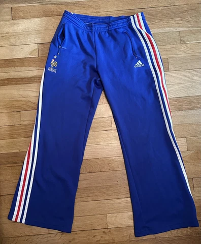 Adidas France Soccer/Football Track Pants Size Small Cover