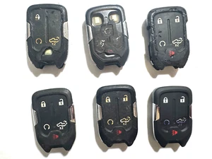 LOT 6 GMC CHEVROLET FACTORY OEM KEYLESS REMOTE KEY FOB LOT MIXED LOT - Picture 1 of 2