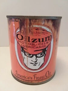 Rosty Oilzum Motoröldose 1 qt. - (Re-Pop Metalldose Sammlerstück) - Bild 1 von 9