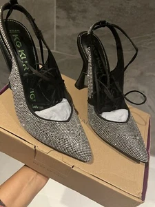 Kurt Geiger Atlanta Rhinestone Embellished Slingback Court heels size 6 RRP£179 - Bild 1 von 15