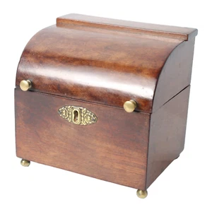 Antique Dutch Tobacco Box – 19th Century – Rosewood and Handcrafted Design - Picture 1 of 9