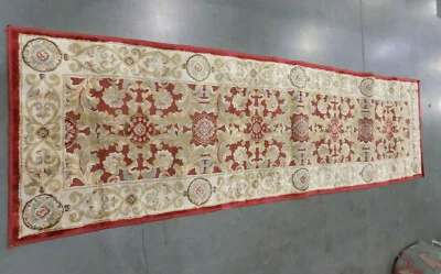 RED 2' X 7' Stained Rug, Reduced Price 1172560706 PAR08-202-27 - Image 1 of 3