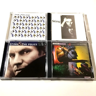 Sting / The Police Related 4 CD Lot Very Best Of, Nothing Like The Sun, Classics Foto 1 de 4