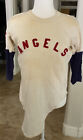T-shirt de baseball vintage rare années 1950 Russell Southern Co. Angels 
