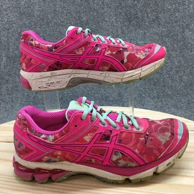 Asics Shoes Womens 10 IGS GT1000 Running Sneakers Pink Lace Up Low Top T5B8N - Image 1 of 4