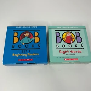 Bob Books Lot of 2 Set 1 Beginning Readers 1st Grade Sight Words First Grade - Picture 1 of 5