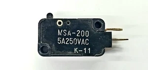 Mulon MSA-200 ,SPST- OFF-(ON) micro switch 5A @ 250 V AC - Picture 1 of 3