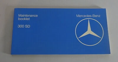 Maintenance Booklet Mercedes-Benz W116 300SD without entries from 02/1978 - Bild 1 von 3