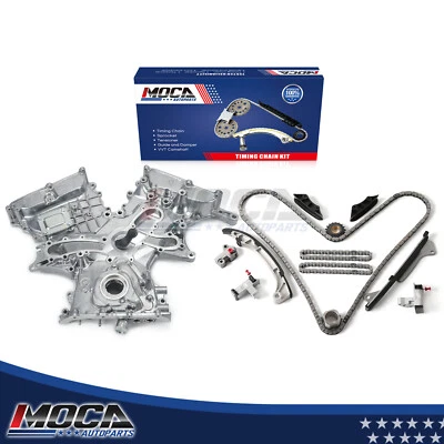 Timing Chain Kit Oil Pump for 05-16 Toyota Camry Avalon Venza Lexus RX350 3.5L   - Image 1 of 4