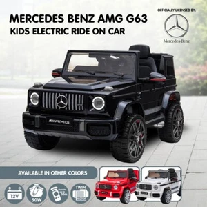 Mercedes Benz AMG G63 Licensed Kids Ride On Electric Car Remote Control - Picture 1 of 12