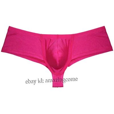 Men's Liquid Cheeky Boxer Briefs Underwear Male U-briefs Brazilain Bikini Trunks - Image 1 of 4