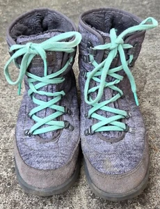 The North Face Womens Teal Thermoball Primaloft Ankle Booties Snow Boots Size 7 - Picture 1 of 10