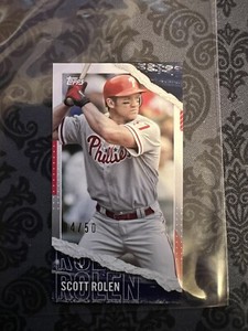 2020 Topps Rip Mini Base Inner /50 Scott Rolen #M-7 HOF