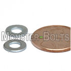 Flat Washer Zinc Plated 10.9 Steel DIN 125A 200 HV - M3 M4 M5 M6 M8 M10 M12