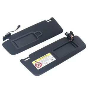Pair Front Sun Visor Makeup Mirror Left Right For VW Golf 7 SportsVan Jetta MK7 - Picture 1 of 7