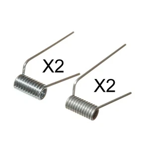 Pack of 4 Letter Plate / Letterbox Springs with Cranked Arm (2 Different Sizes) - Picture 1 of 5