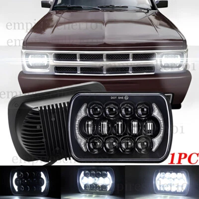 Faro LED 7x6" 5x7 cuadrado con DRL alto/bajo para Chevrolet S10 Blazer 1983-1994 Foto 1 de 4