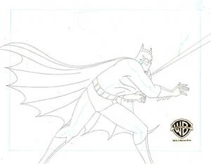 Batman Animated Series-Original Production Drawing-Batman-Lion and the Unicorn - Picture 1 of 1