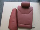 2009 BMW M3 E92 M3 4.0 V8 REAR SEAT BACKREST DRIVER SIDE RIGHT RED LEATHER #L12