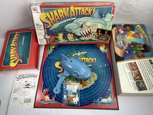 Vintage 1988 Shark Attack Board Game Milton Bradley Working 95% Complete - Picture 1 of 11