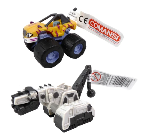 2 PVC Figurines Blaze and the Monster Machines Dinotrux 3 inches Game Toy LFA02 Cover