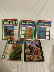 Walter Foster How To Draw Insects Animals Dinosaurs Tangled & More Lot 5 Books - Picture 1 of 7