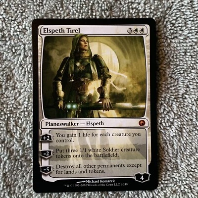 UNPLAYED ~ Elspeth Tirel - Scars of Mirrodin - Magic The Gathering MTG NM/MT - Image 1 of 4