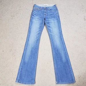 Ariat Real Jeans Women 27L (28x35) Blue Bootcut Daniela Whisker Stretch Western - Picture 1 of 12