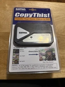 Transferencia VHS Sima CT-1 a DVD copia este potenciador y duplicador de video digital  - Imagen 1 de 8