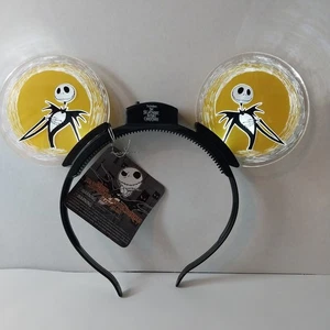 Cerchietto orecchie illumina Jack Skellington Disney Parks Nightmare Before Christmas - Foto 1 di 9