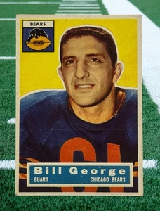 1956 Topps #47 William Bill George Rookie RC HOF Chicago Bears - Bild 1 von 3