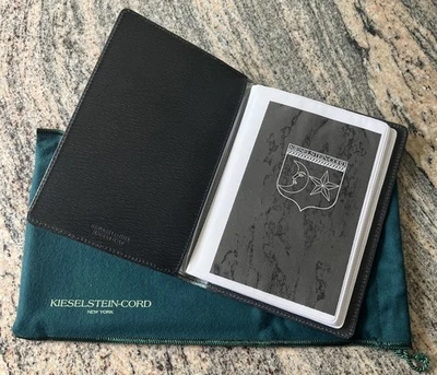 Brand New Very Rare Vintage Kieselstein-Cord Genuine Leather Blue/ Black Album - Image 1 of 4