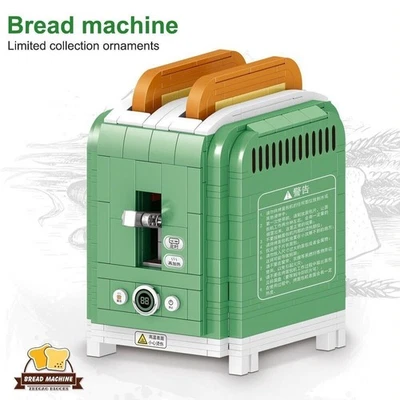 Building Blocks MOC MINI Bread Maker Machine City Bricks DIY Model Kids Toy 1036 - Image 1 of 4